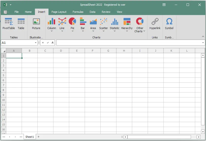 Spread Sheet software